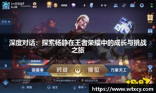 深度对话：探索杨静在王者荣耀中的成长与挑战之旅